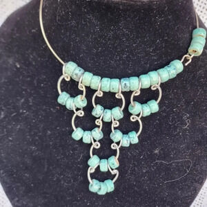 True Vintage 70s‎ beaded choker